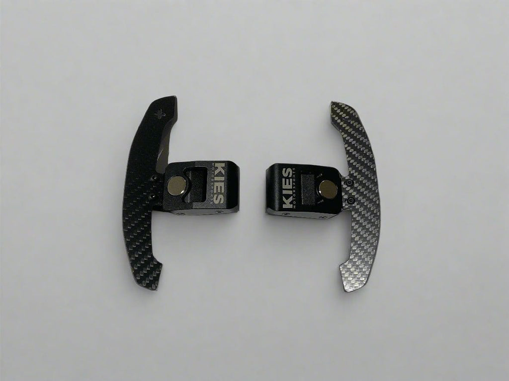Kies Motorsports — additional view of KIES Motorsports Carbon Fiber Magnetic Paddle Shifters for BMW / Mini / Toyota Supra - F Series / G Series / A90 - A91