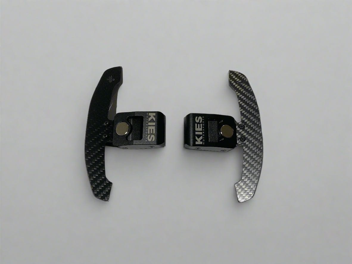 Kies Motorsports — additional view of KIES Motorsports Carbon Fiber Magnetic Paddle Shifters for BMW / Mini / Toyota Supra - F Series / G Series / A90 - A91