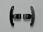 Kies Motorsports — front angle view of KIES Motorsports Carbon Fiber Magnetic Paddle Shifters for BMW / Mini / Toyota Supra - F Series / G Series / A90 - A91