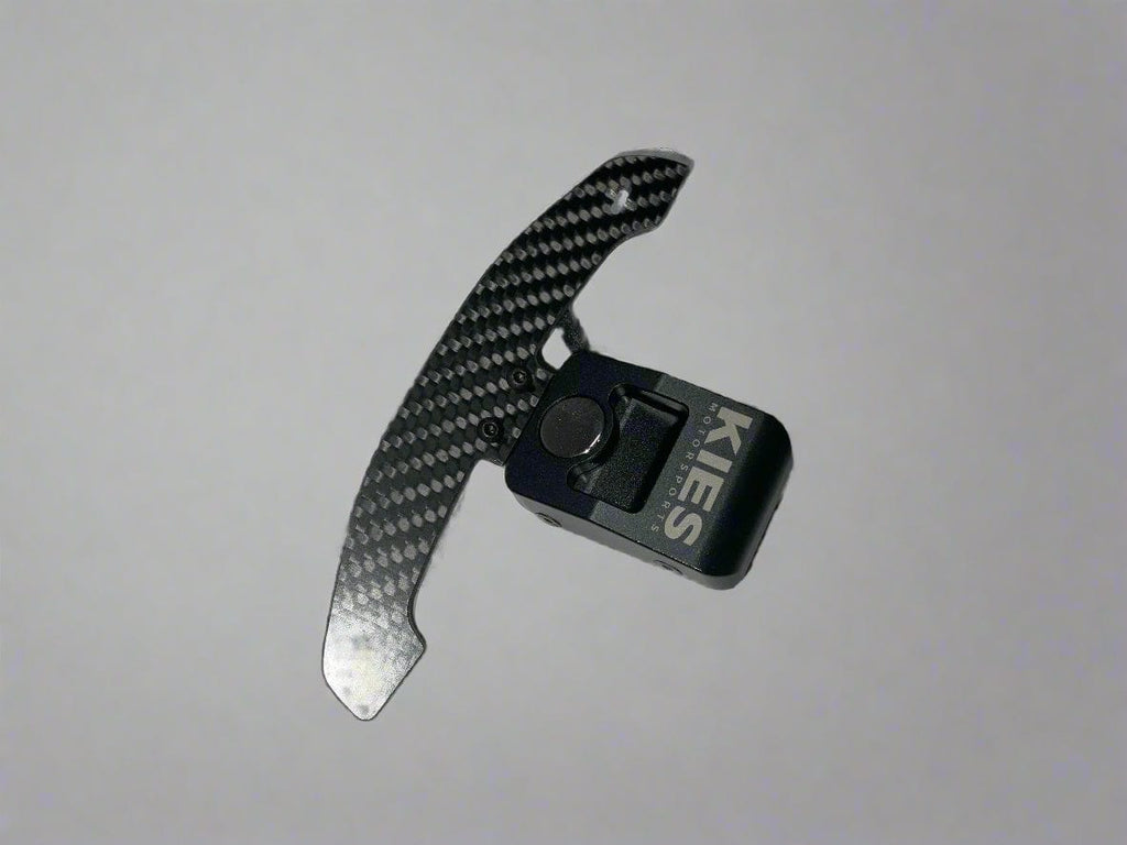Kies Motorsports — side profile of KIES Motorsports Carbon Fiber Magnetic Paddle Shifters for BMW / Mini / Toyota Supra - F Series / G Series / A90 - A91