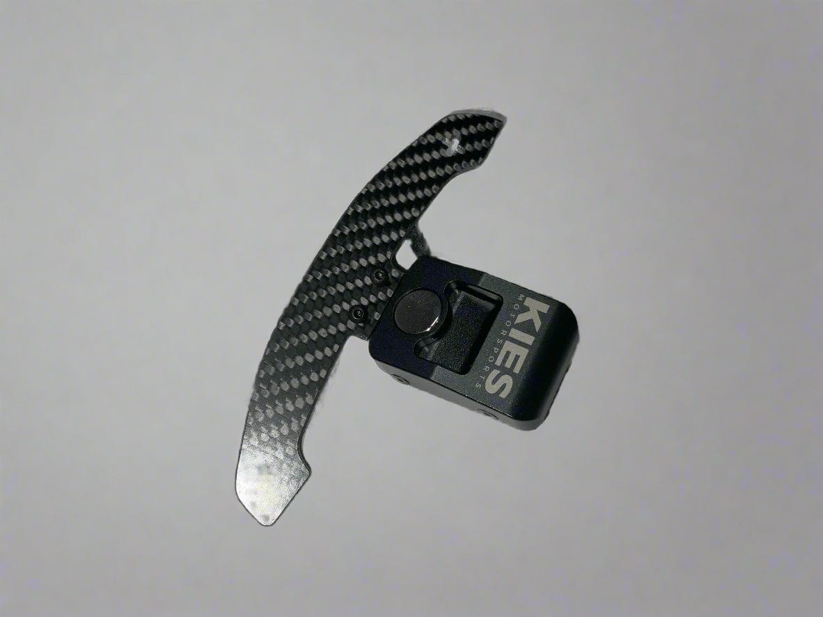 Kies Motorsports — side profile of KIES Motorsports Carbon Fiber Magnetic Paddle Shifters for BMW / Mini / Toyota Supra - F Series / G Series / A90 - A91