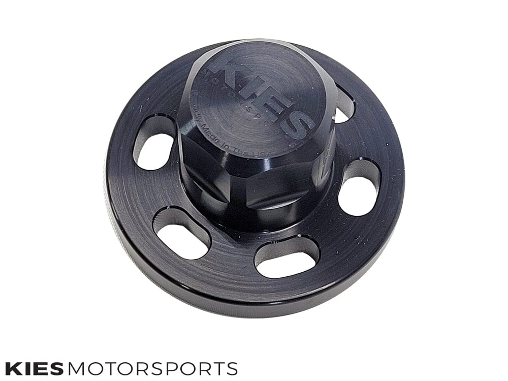 Kies Motorsports — rear angle view of Kies Motorsports Crank Bolt Lock for S55, N55, and N54