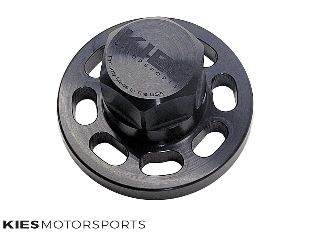 Kies Motorsports — alternate angle of Kies Motorsports Crank Bolt Lock for S55, N55, and N54