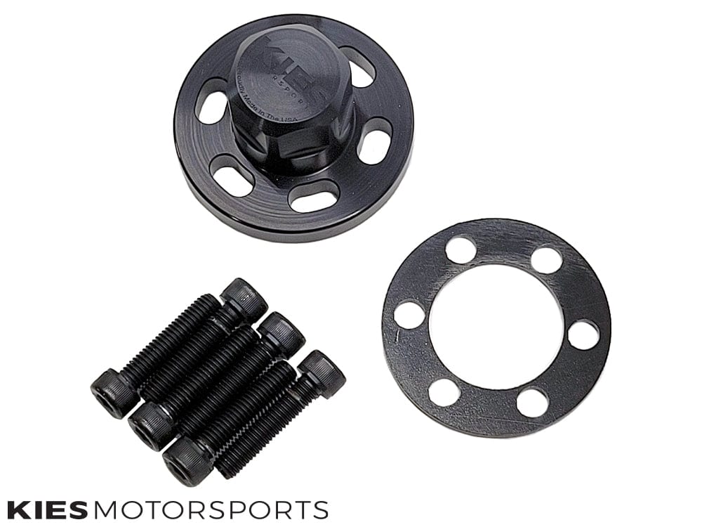Kies Motorsports — close-up detail of Kies Motorsports Crank Bolt Lock for S55, N55, and N54