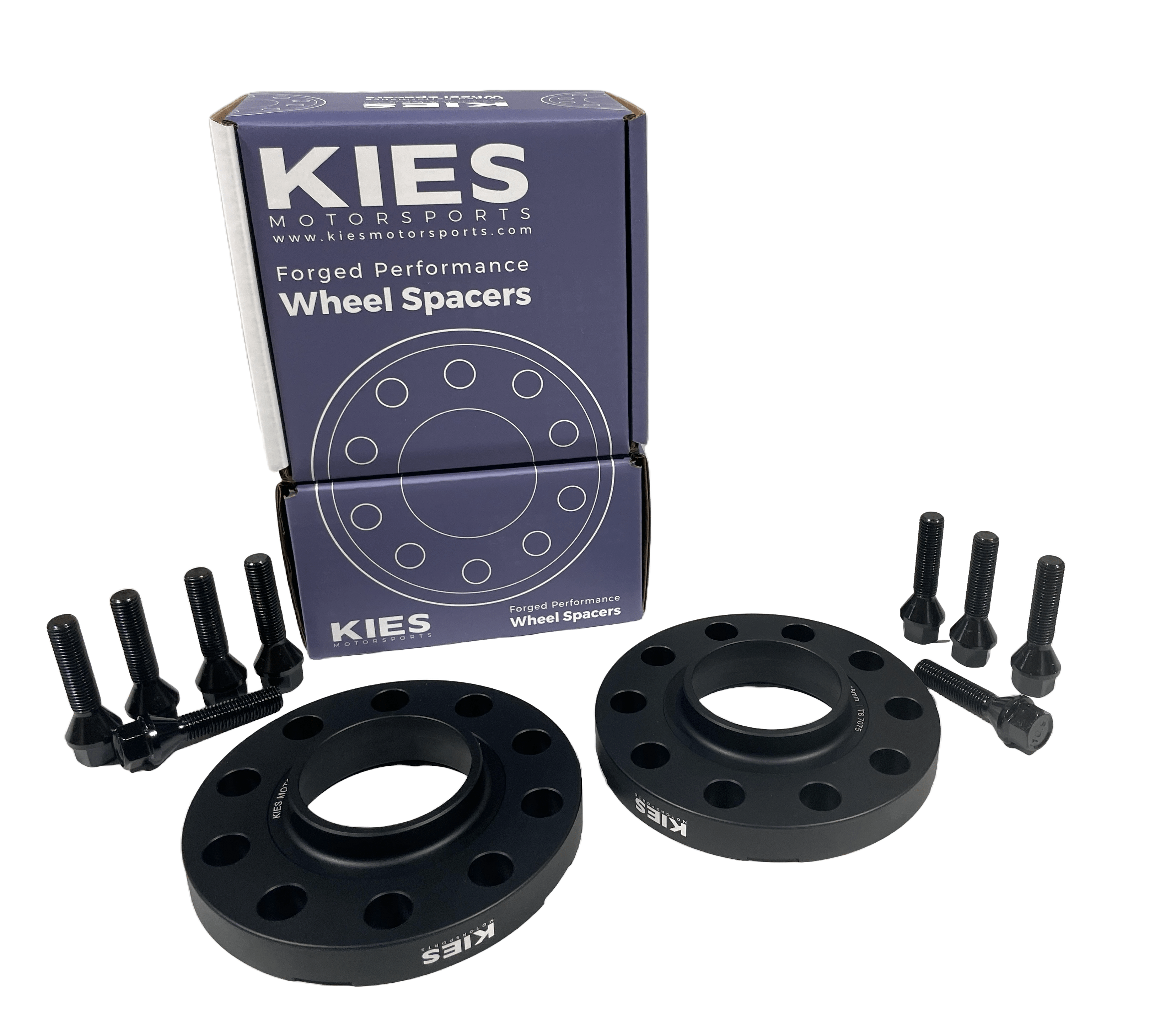 Kies-Motorsports Kies Motorsports Kies Motorsports (E Series) BMW Wheel Spacers 5 x 120 Black Finish Main image