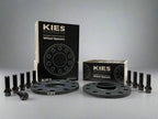 Kies Motorsports — front angle view of Kies Motorsports (G90 M5) BMW Wheel Spacers 5 x 132 Black Finish (Set of 2)
