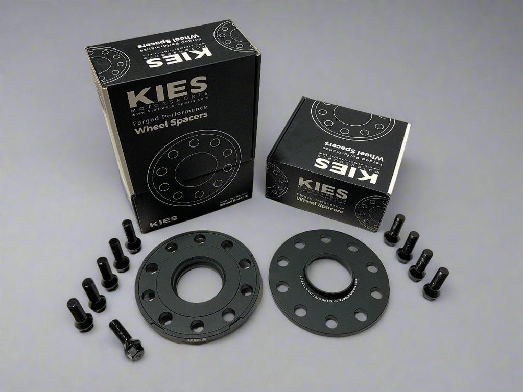 Kies Motorsports — rear angle view of Kies Motorsports (G90 M5) BMW Wheel Spacers 5 x 132 Black Finish (Set of 2)