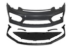Kies Motorsports — Porsche front bumper, full product view on white background, fitment