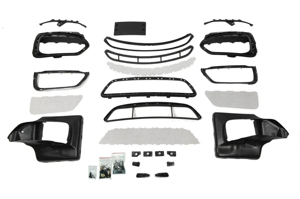Kies Motorsports — Porsche front bumper, side profile detail,