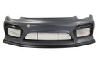 Kies Motorsports — Porsche front bumper, angle view showing profile and fitment for