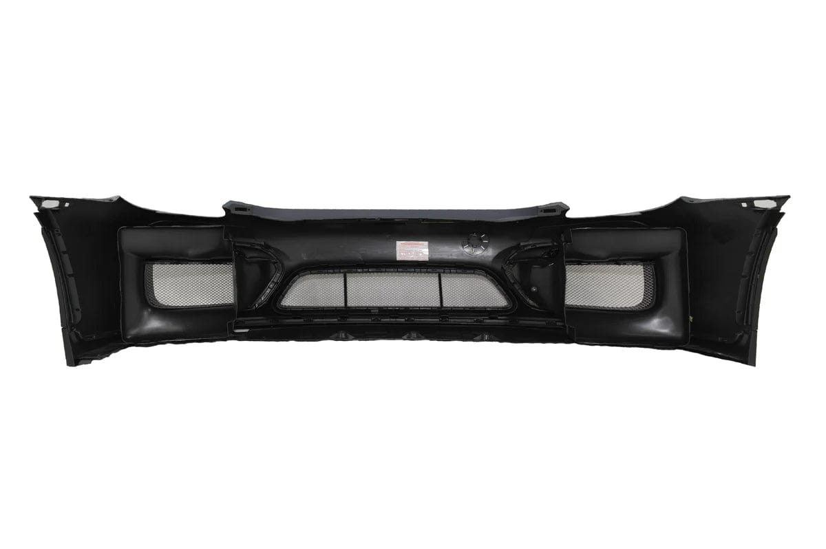 Kies Motorsports — Porsche front bumper, OEM comparison showing upgrade difference,