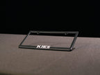 Kies Motorsports — Kies plate frame installed on BMW rear plate showing clean fitment
