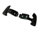 Kies Motorsports — packaging/product overview of Kies Motorsports Porsche 992 Aluminum Alloy (Black) w/ Carbon Fiber Option Magnetic Paddle Shifters