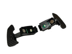Kies Motorsports — side profile of Kies Motorsports Porsche 992 Aluminum Alloy (Black) w/ Carbon Fiber Option Magnetic Paddle Shifters