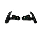 Kies Motorsports — rear angle view of Kies Motorsports Porsche 992 Aluminum Alloy (Black) w/ Carbon Fiber Option Magnetic Paddle Shifters