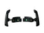 Kies Motorsports — front angle view of Kies Motorsports Porsche 992 Aluminum Alloy (Black) w/ Carbon Fiber Option Magnetic Paddle Shifters