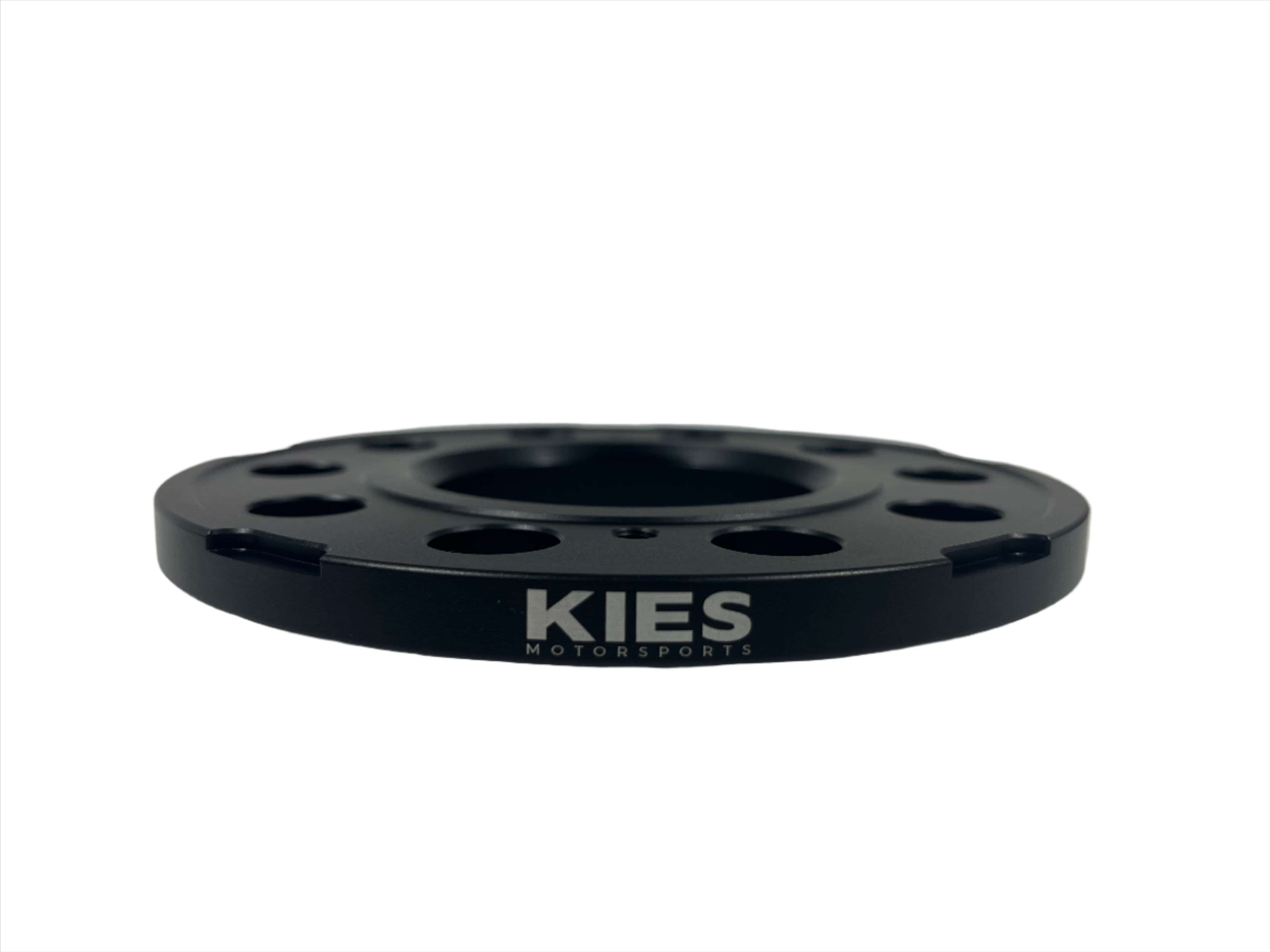 Kies Motorsports — Kies Motorsports wheel spacers — Kies Motorsports Porsche Macan / Cayenne Wheel Spacers 5 x 112 with 66.5mm Center Bore Black Finish (Set of 2) Main image
