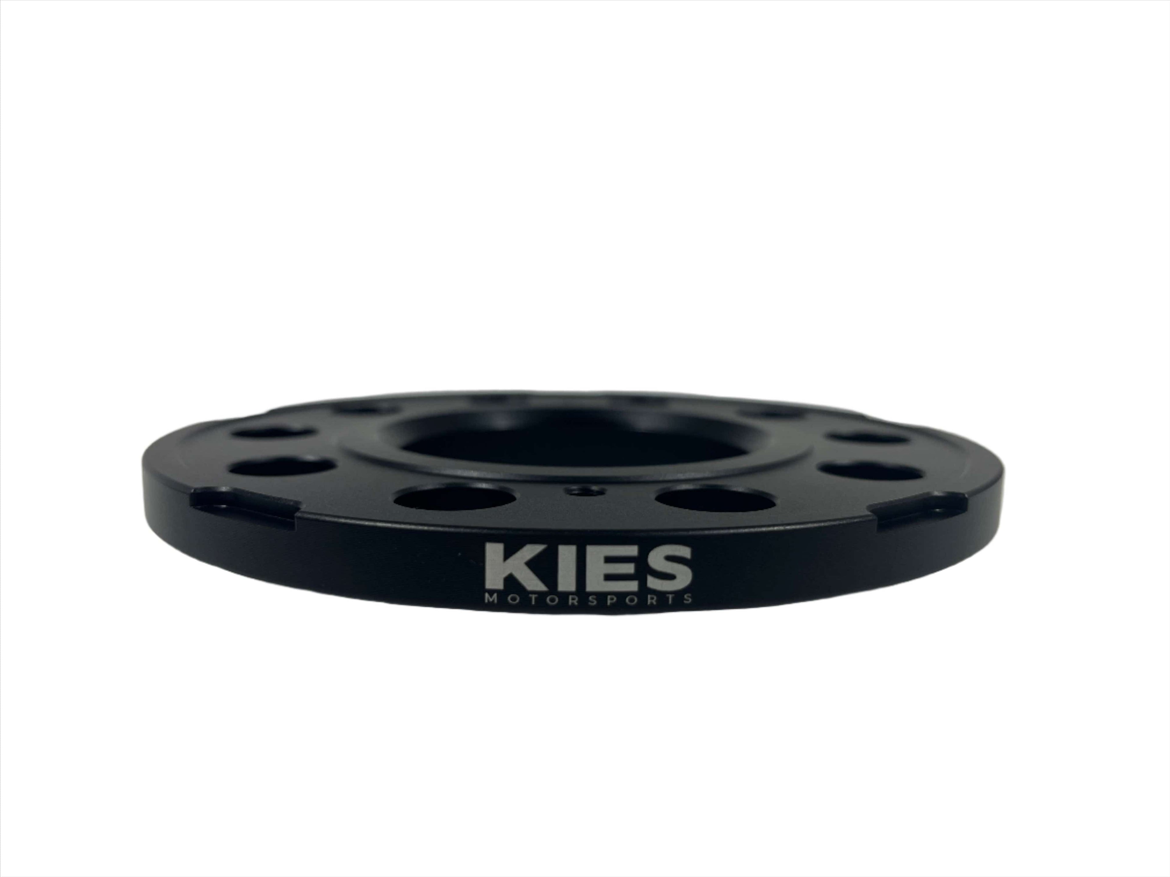 Kies Motorsports — Kies Motorsports wheel spacers — Kies Motorsports Porsche Macan / Cayenne Wheel Spacers 5 x 112 with 66.5mm Center Bore Black Finish (Set of 2)