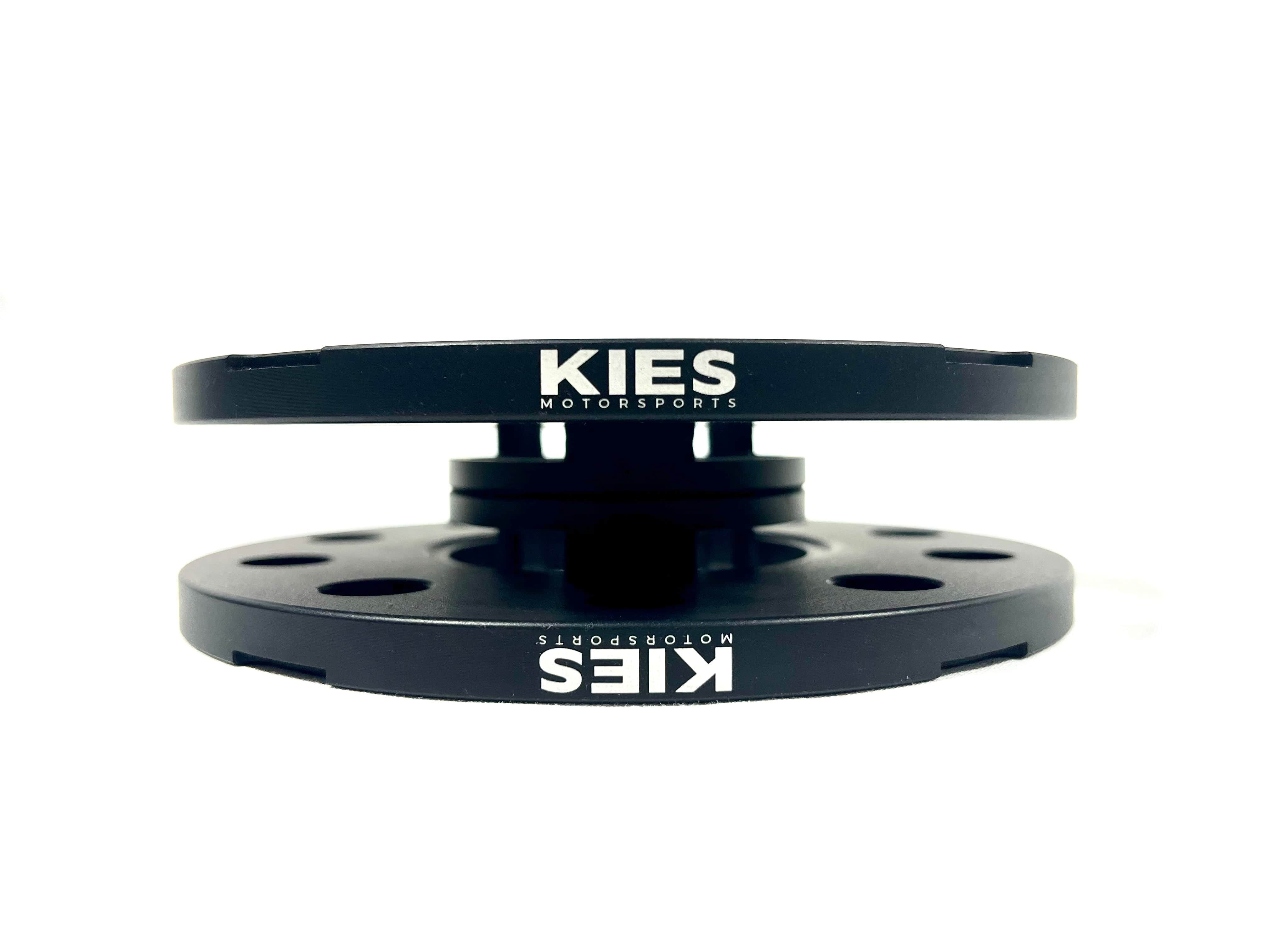 Kies-Motorsports Kies Motorsports Kies Motorsports Porsche Wheel Spacers 5 x 130 71.6mm Center Bore Black Finish (Set of 2)