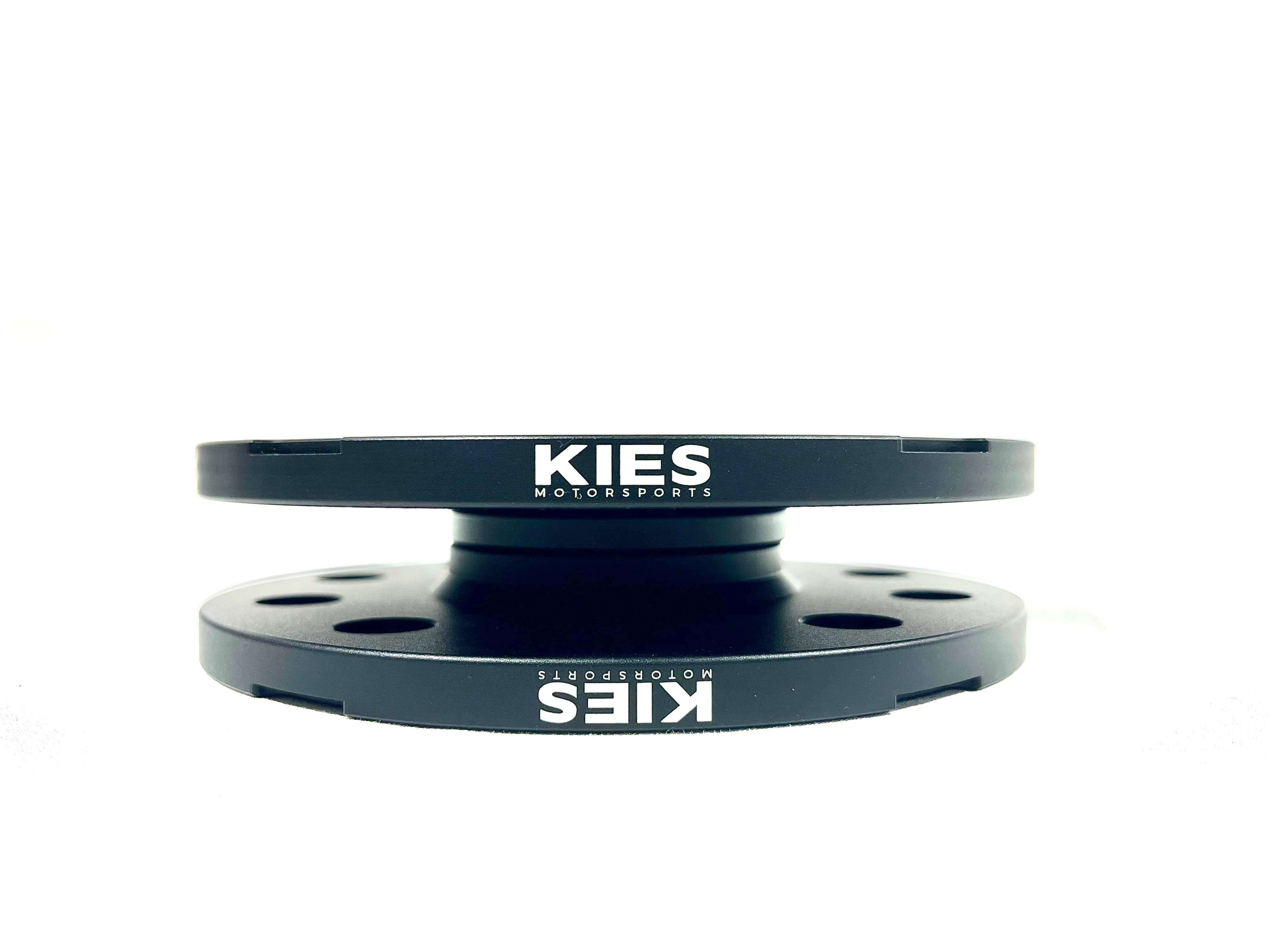 Kies-Motorsports Kies Motorsports Kies Motorsports Porsche Wheel Spacers 5 x 130 71.6mm Center Bore Black Finish (Set of 2)