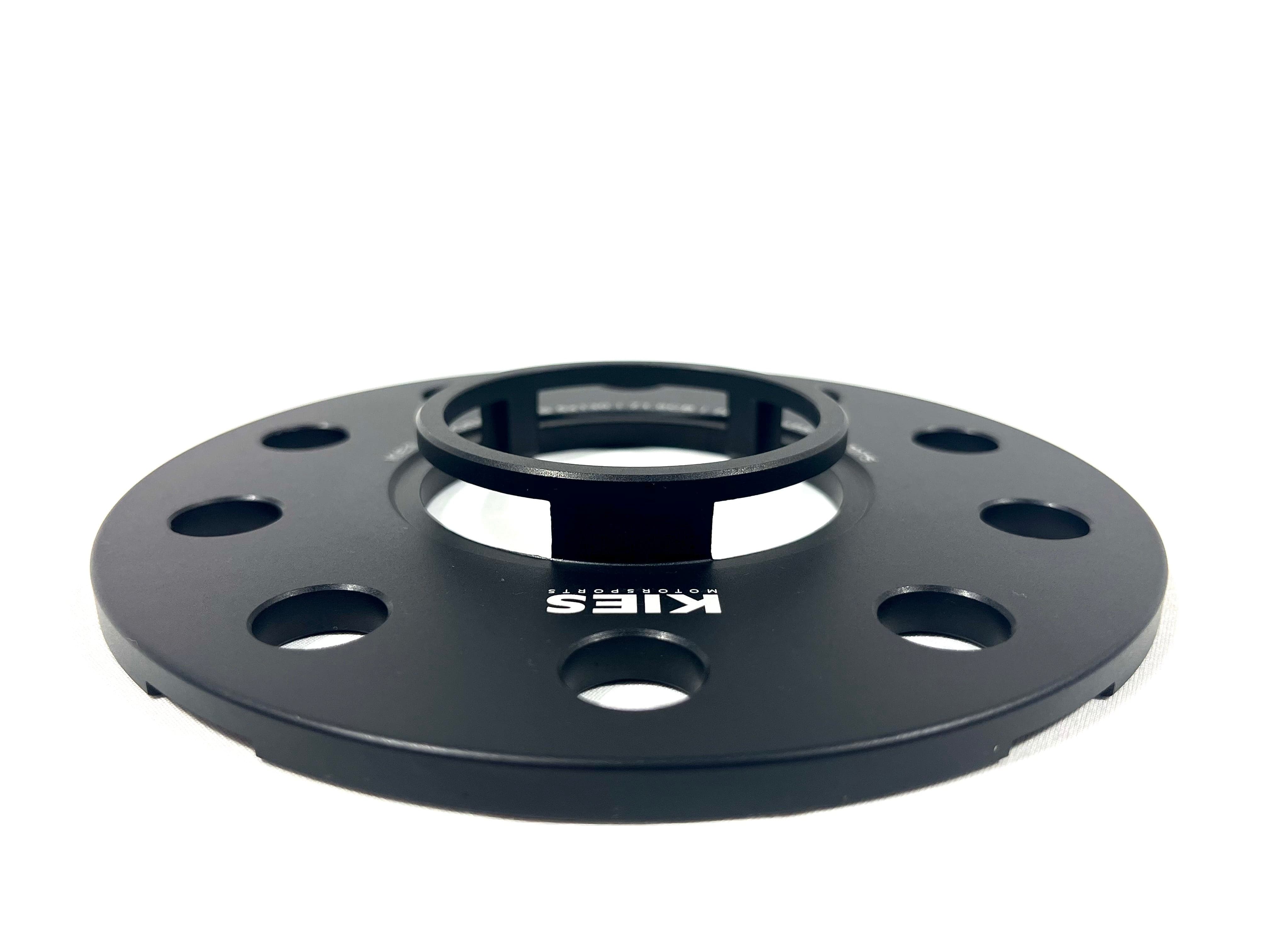 Kies Motorsports Porsche Wheel Spacers 5 x 130 71.6mm Center Bore Black Finish (Set of 2) Secondary image