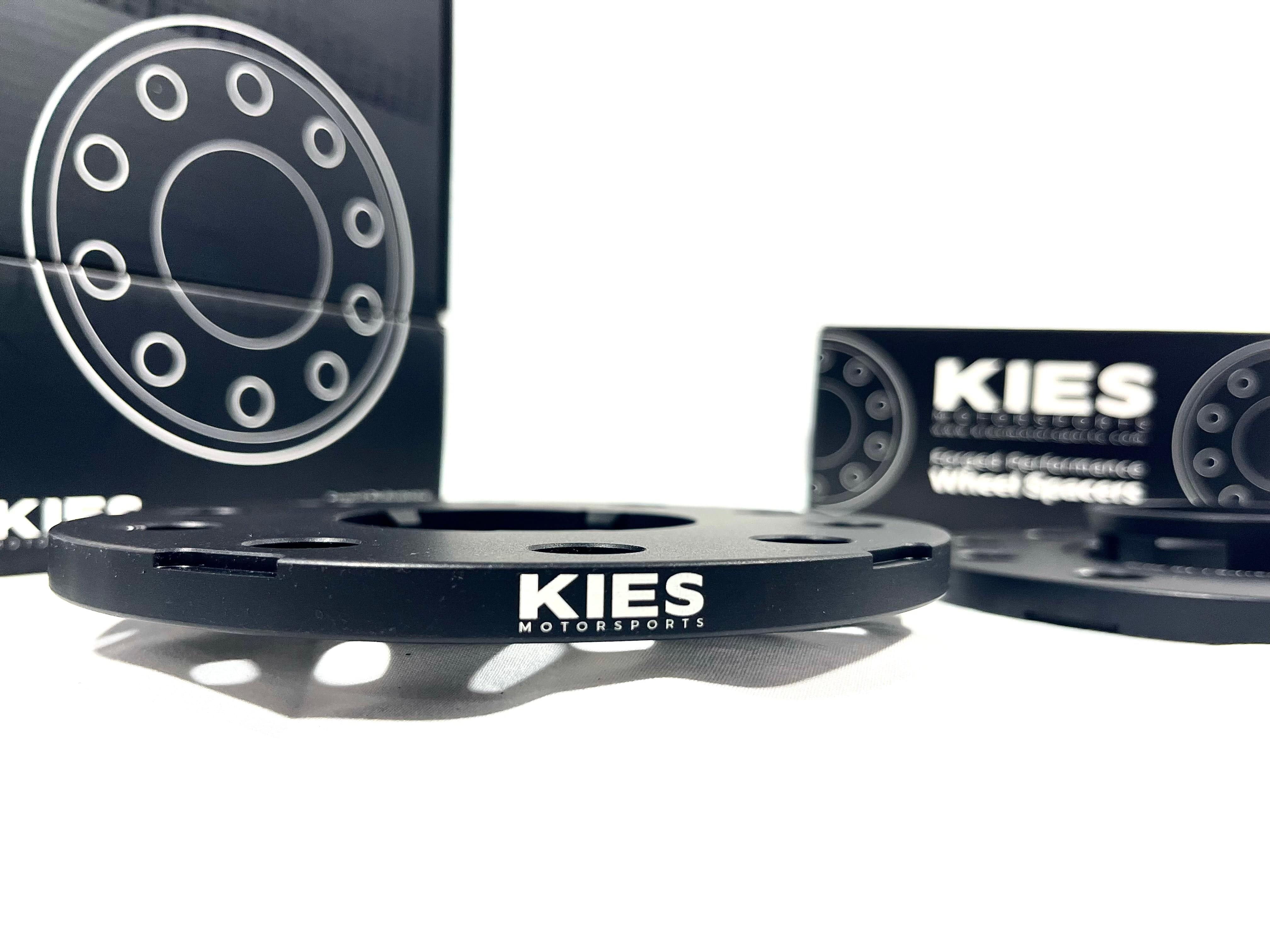 Kies-Motorsports Kies Motorsports Kies Motorsports Porsche Wheel Spacers 5 x 130 71.6mm Center Bore Black Finish (Set of 2)