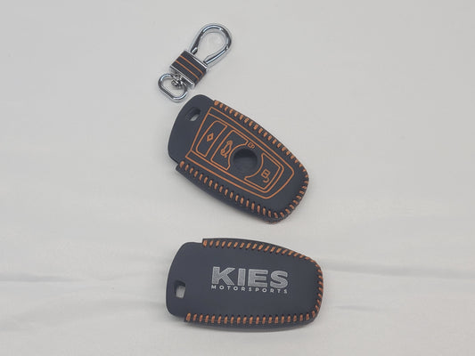 Kies-Motorsports Kies Motorsports Kies Motorsports Real Leather F Series BMW Key Protector Keychain (New Design) Orange
