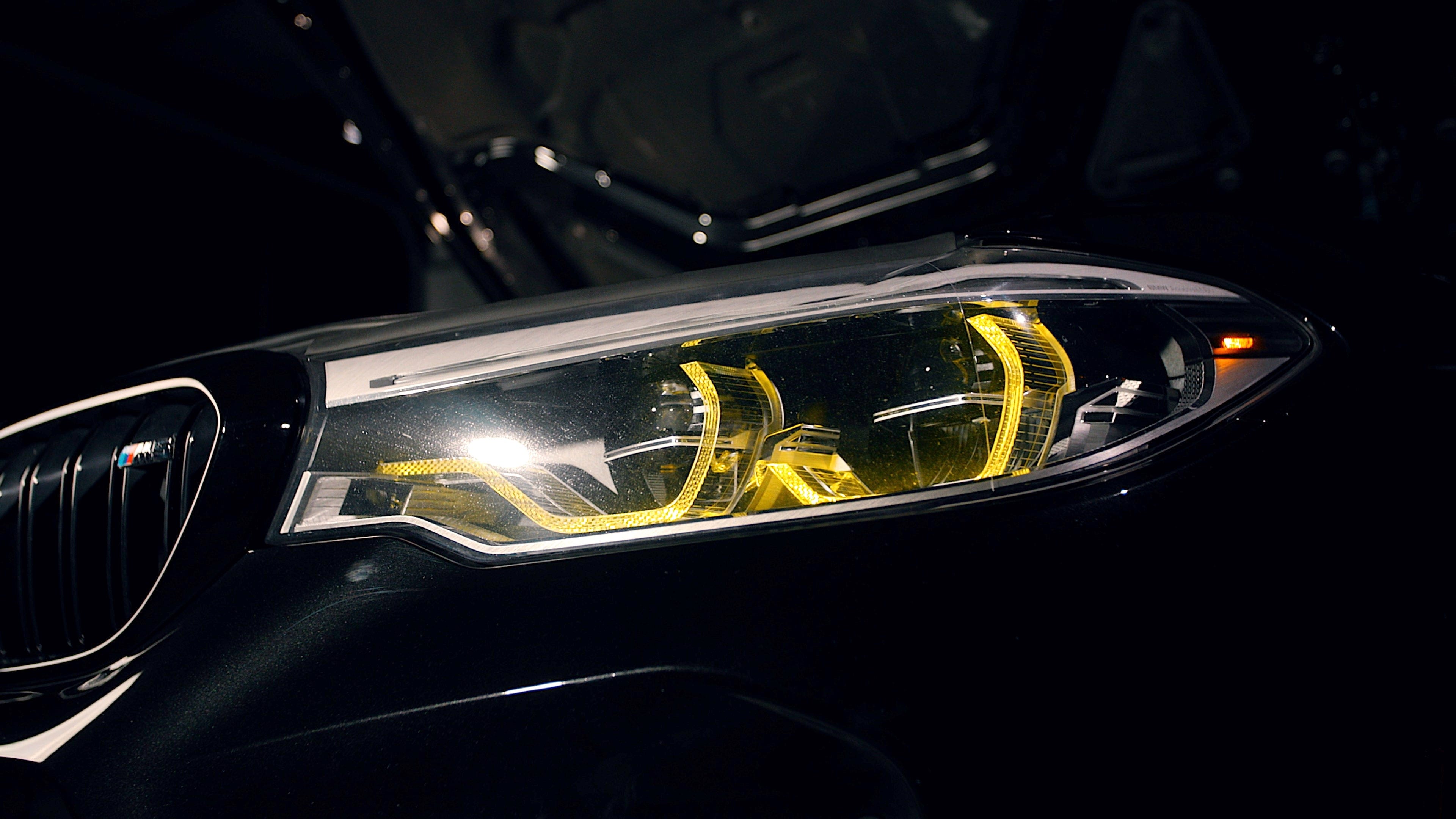 Kies Motorsports — packaging/product overview of Kies Motorsports Yellow DRL Harness for Headlights BMW F90 M5