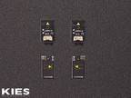 Kies Motorsports — Kies G20 yellow DRL harness close-up showing OEM-spec connectors and sleeved wiring