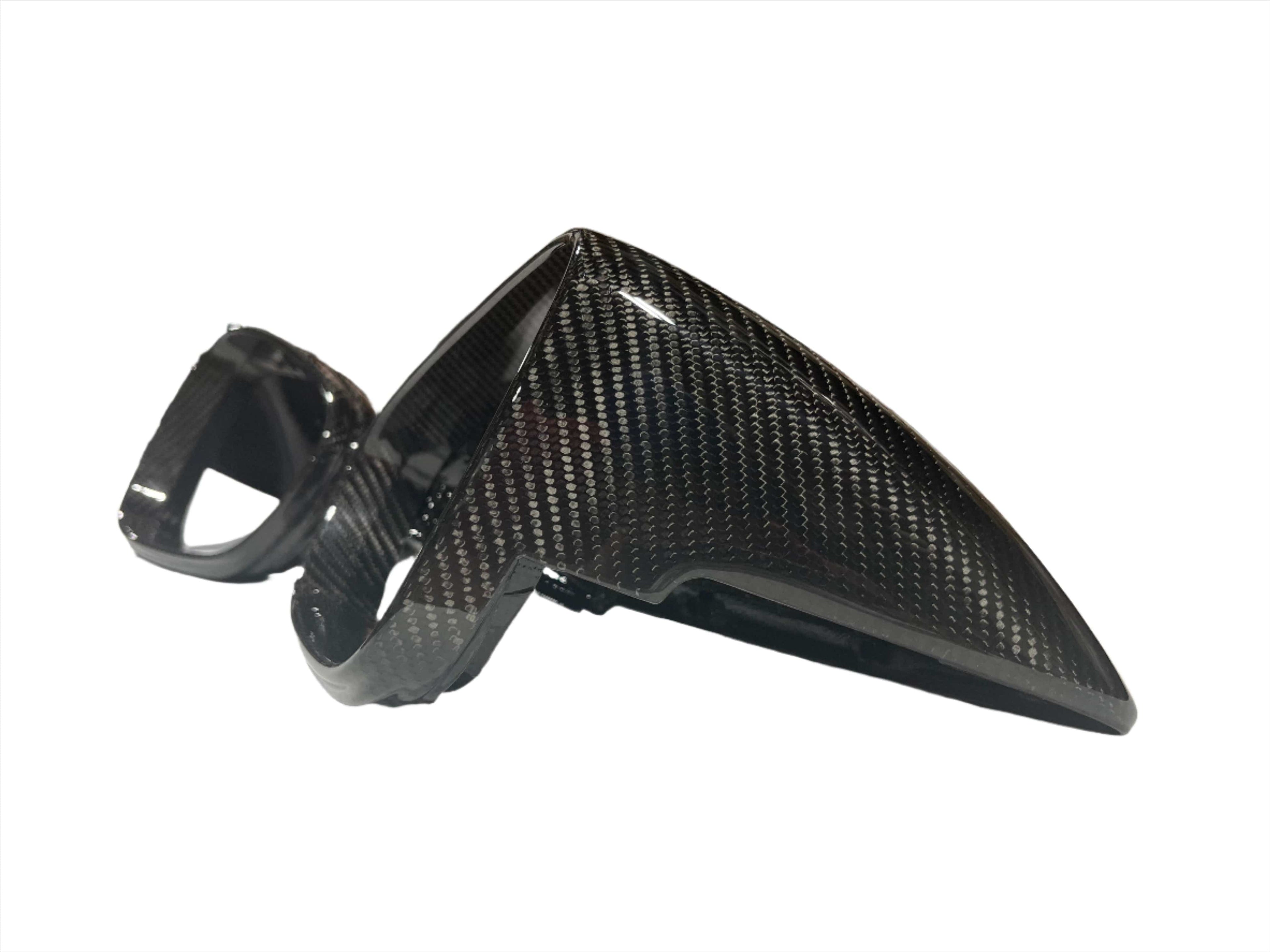 Kies Motorsports — alternate angle of Kies Porsche 992 911 (2019-2024) Dry Carbon Fiber Gloss Mirror Cap Replacement