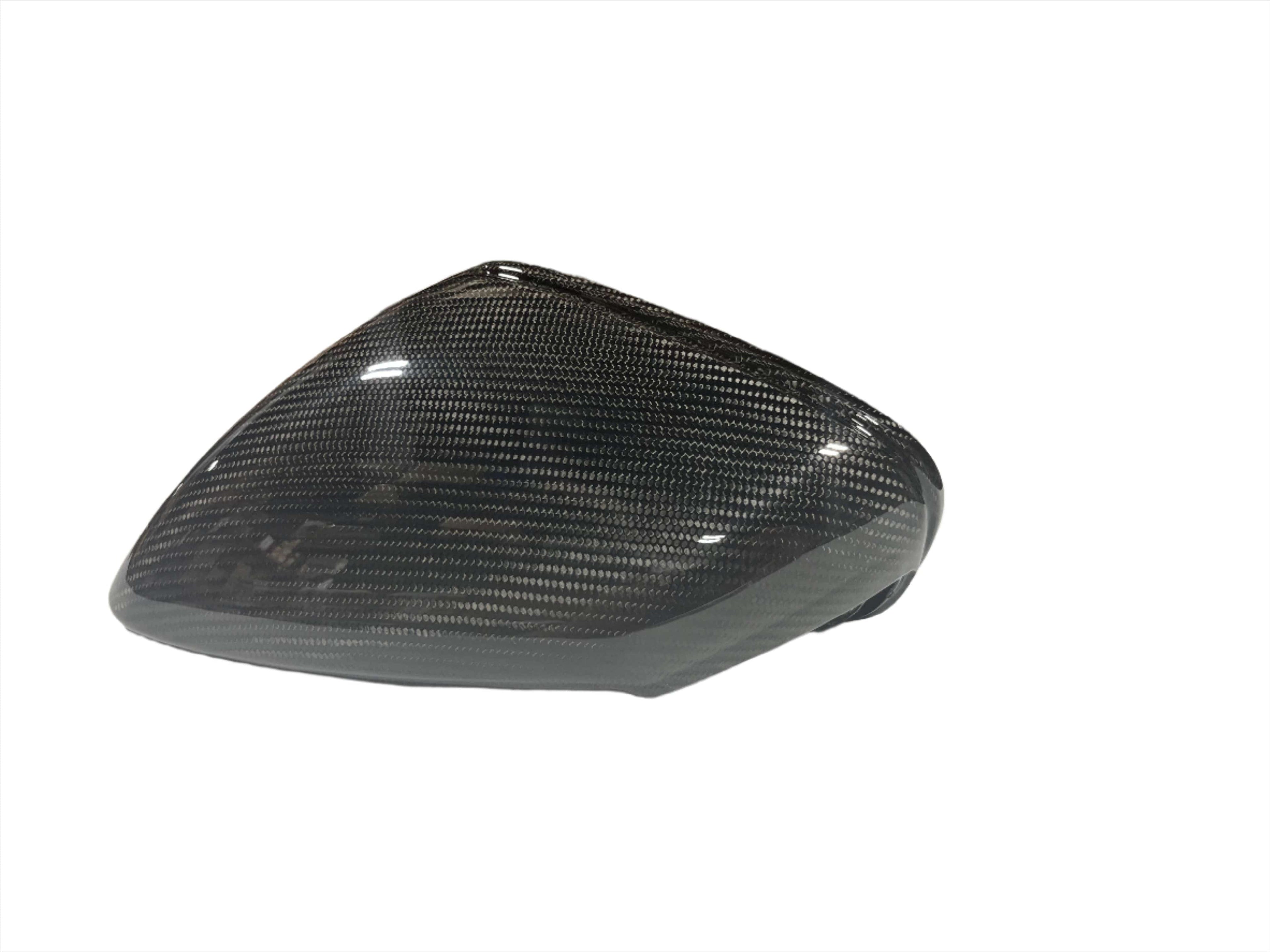 Kies Motorsports — installed on-vehicle shot of Kies Porsche 992 911 (2019-2024) Dry Carbon Fiber Gloss Mirror Cap Replacement
