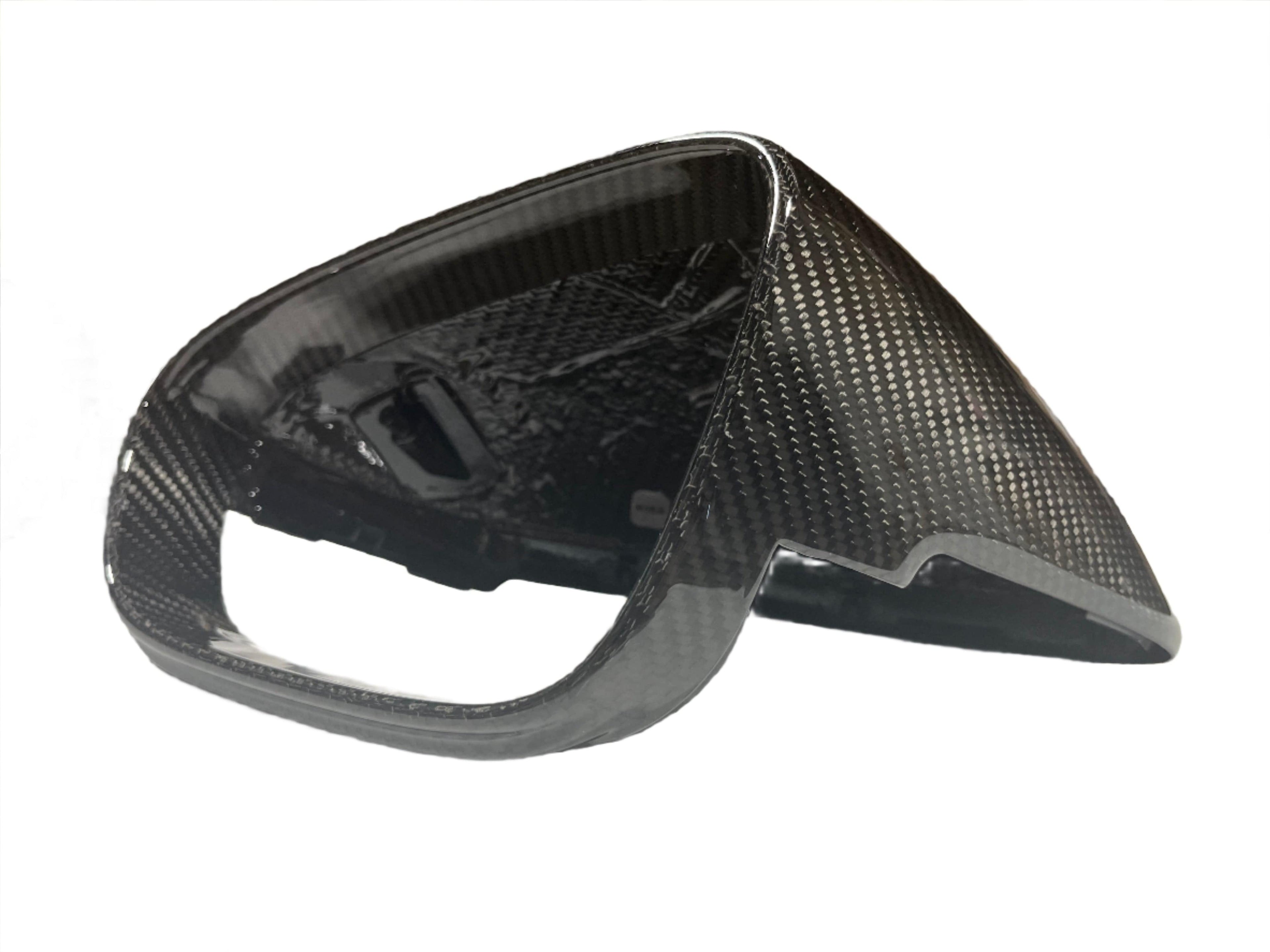 Kies Motorsports — rear angle view of Kies Porsche 992 911 (2019-2024) Dry Carbon Fiber Gloss Mirror Cap Replacement