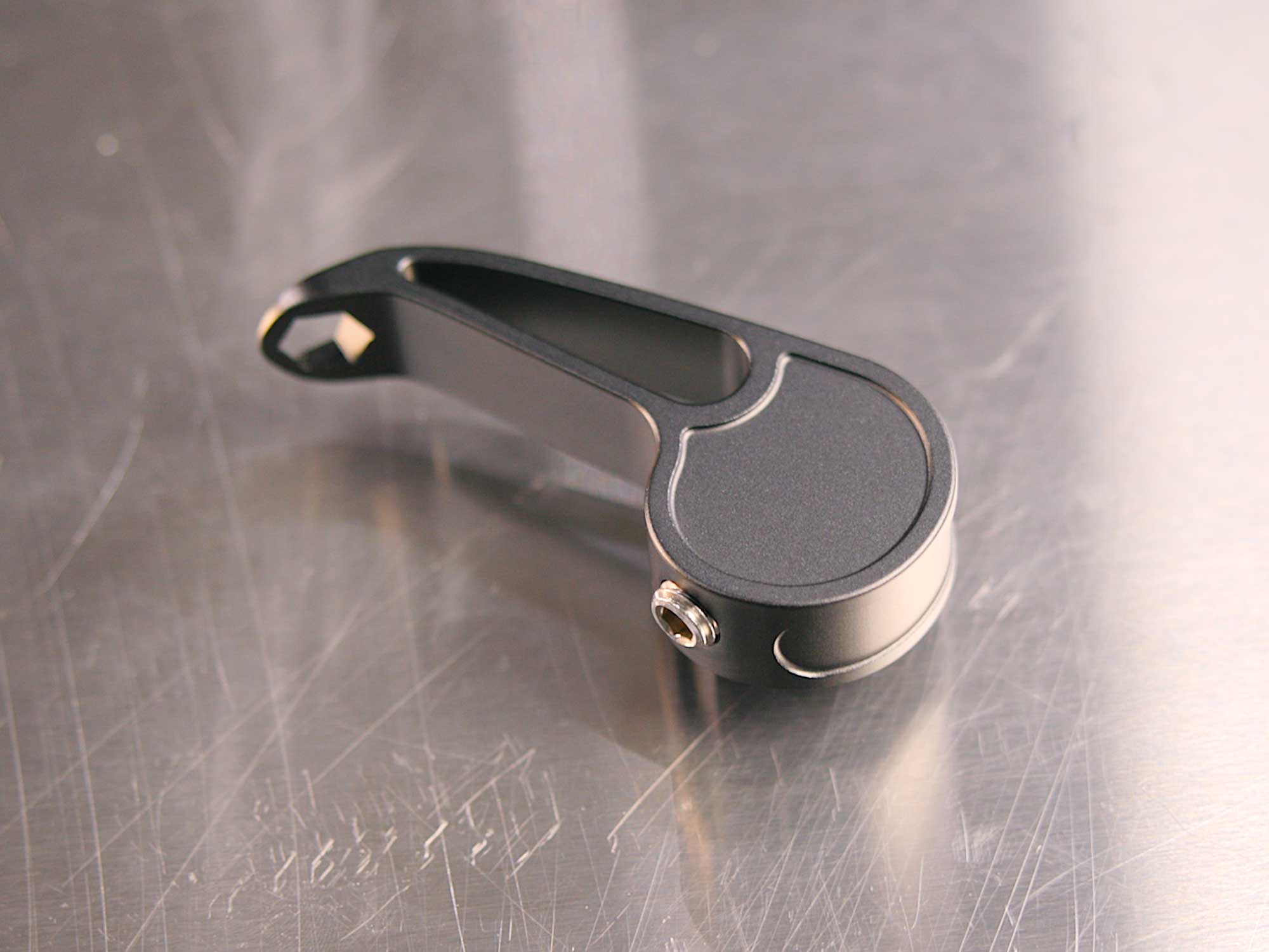 Kies Motorsports — additional view of KIES Quick Release Hood Latch in Stealth Black for G8x/G2x/G42/A90