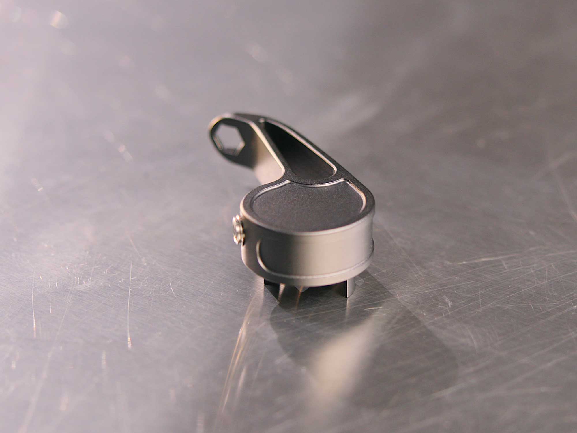 Kies Motorsports — additional view of KIES Quick Release Hood Latch in Stealth Black for G8x/G2x/G42/A90