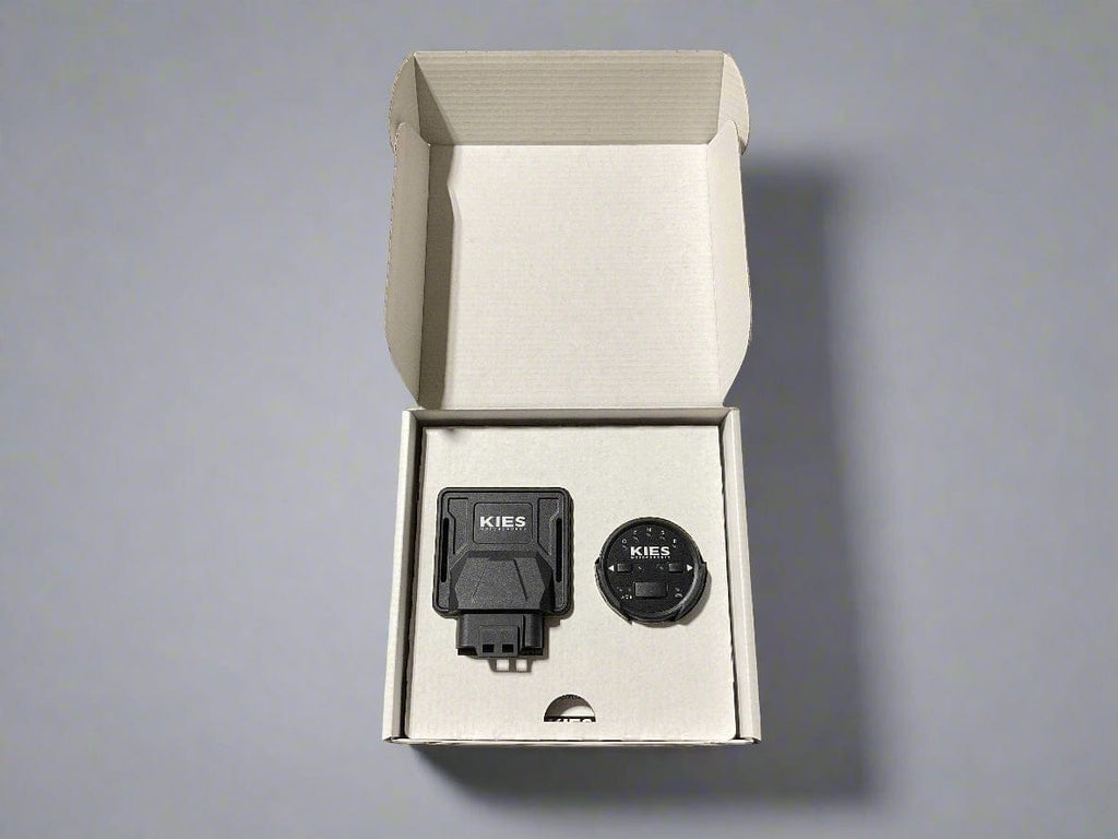 Kies Motorsports — front angle view of KIES Smart Throttle Tuner for Porsche 992