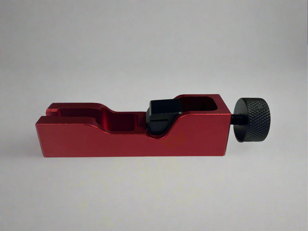 Kies Motorsports — Kies spark plug gapping tool close-up showing precision anvil and electrode slot