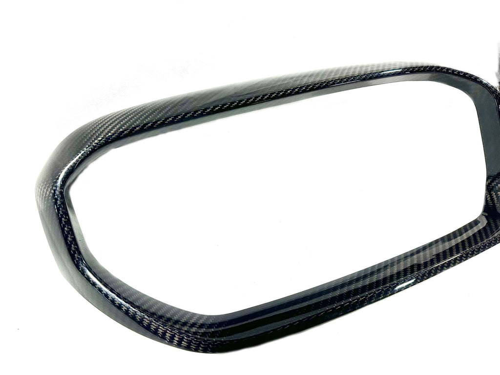 Kies Motorsports — close-up detail of Kies Motorsports Carbon Fiber Grille Surround cover for the F90 M5