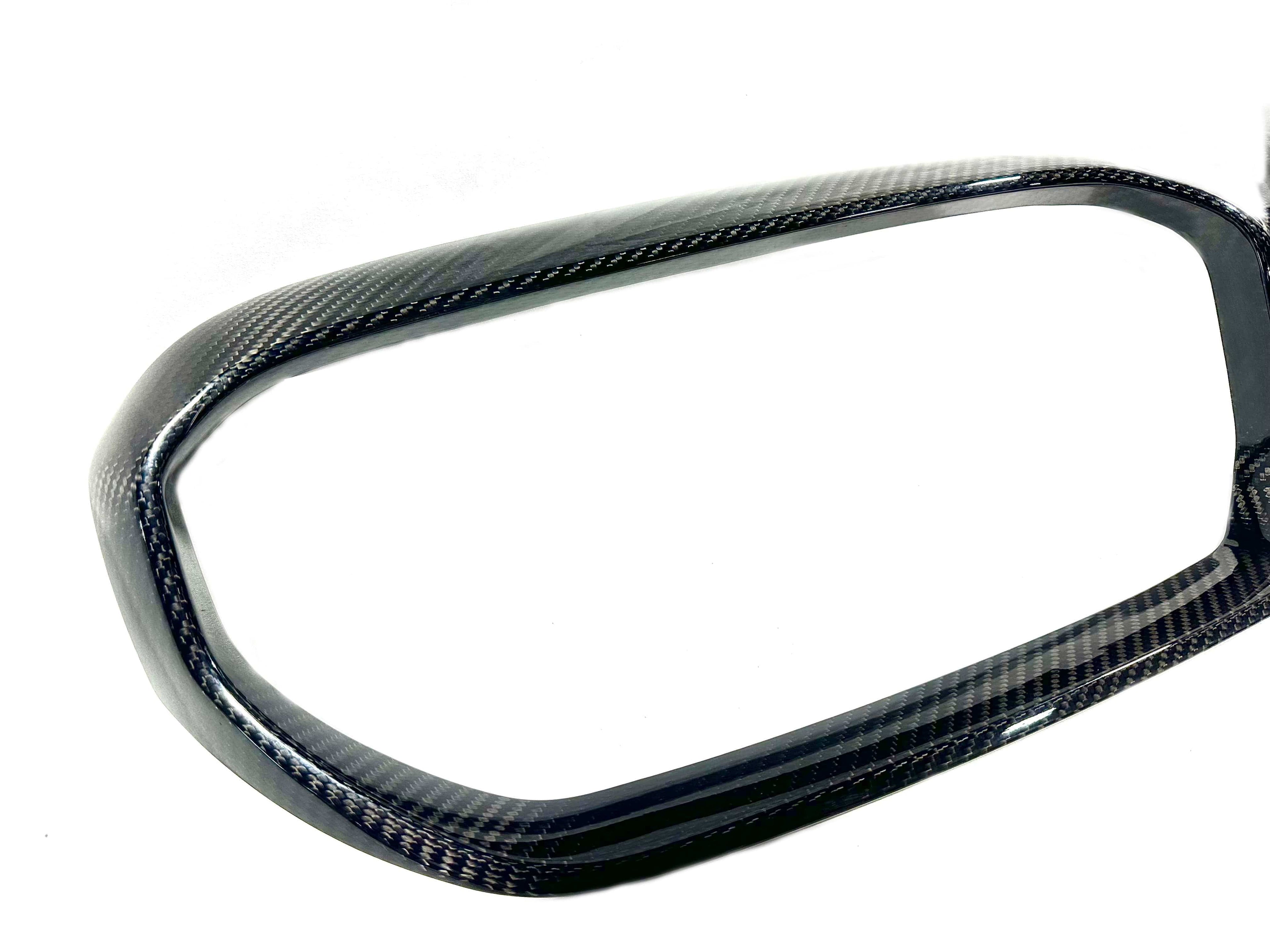 Kies Motorsports — close-up detail of Kies Motorsports Carbon Fiber Grille Surround cover for the F90 M5