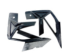 Kies Motorsports — installed on-vehicle shot of Kies Carbon F97/F98 X3M/X4M 2022+ Dry Carbon Fiber S-Style Outer Front Bumper Vent Replacement (LCI)