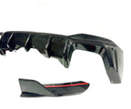 Kies Motorsports — close-up detail of Kies Carbon F97 X3M 2022+ Dry Carbon Fiber S-Style Rear Diffuser (LCI)