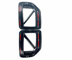 Kies Motorsports — rear angle view of Kies G87 M2 Aggressive Style Dry Carbon Fiber Kidney Grille