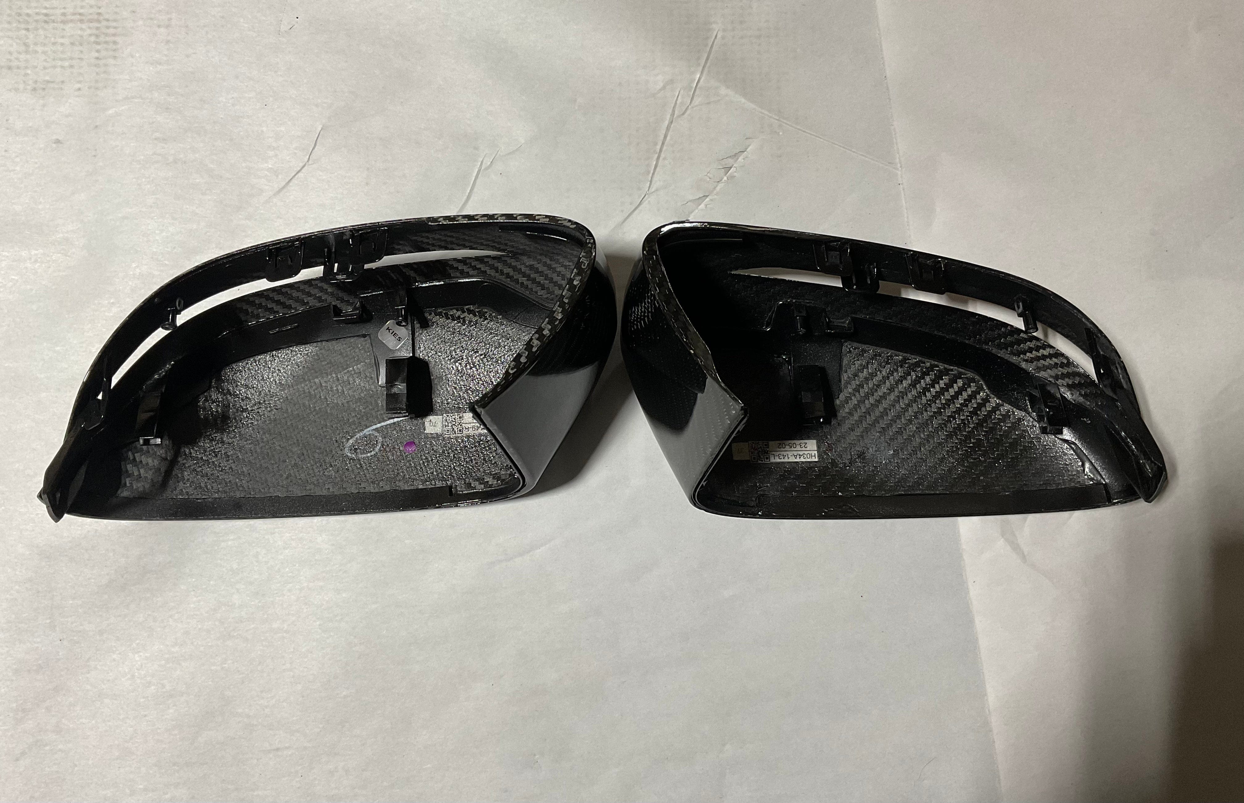 OPEN BOX - 2019+ BMW 3 Series (G20) OEM Style Dry Carbon Full Replacement Mirror Covers Secondary image