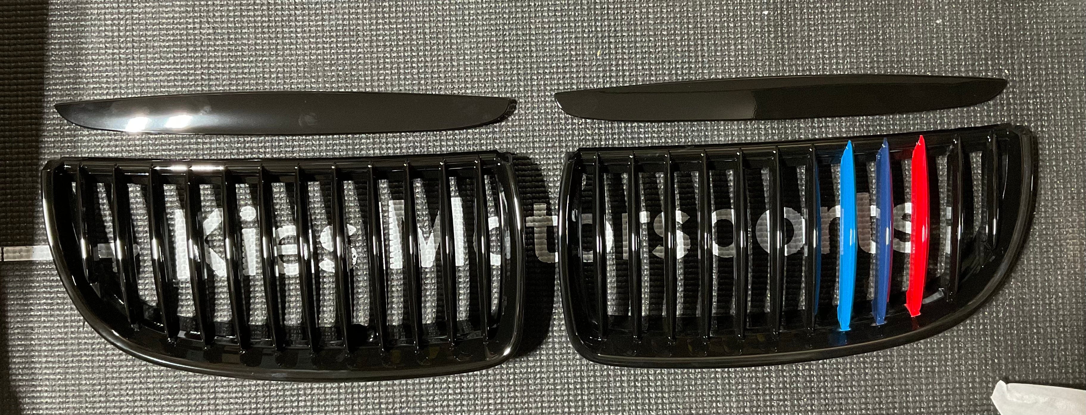 Kies-Motorsports Kies Motorsports OPEN BOX - BMW E90 2004-2008 Gloss Black Kidney Grills Main image