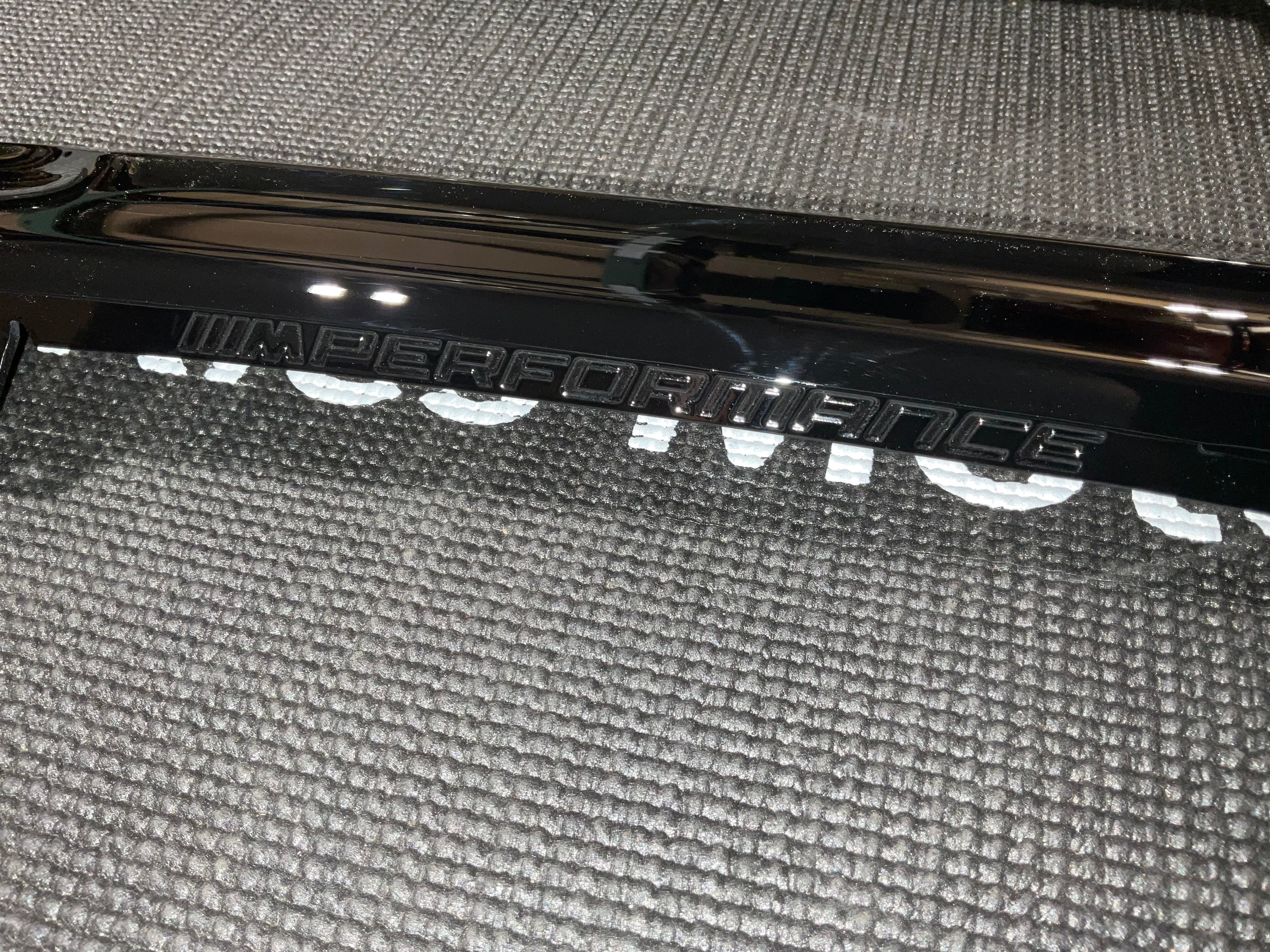 OPEN BOX - Genuine BMW OEM G20 3 Series  M Performance Rear Center Diffuser Replacement - Gloss Black Secondary image