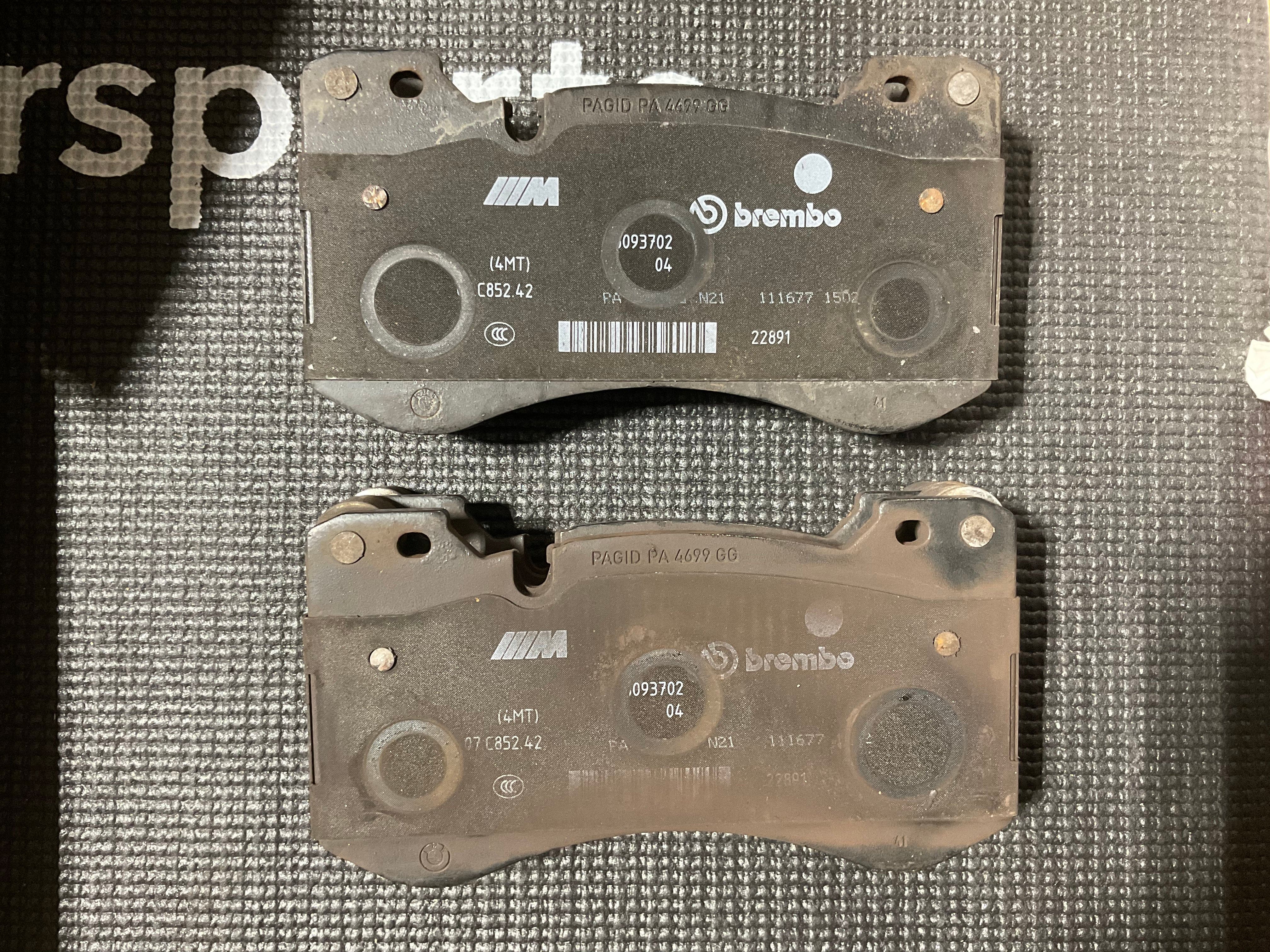 Kies-Motorsports Kies Motorsports OPEN BOX - OEM BMW Brembo Brake Pads Front & Rear Set for G80/G82/G87 (USED) Main image