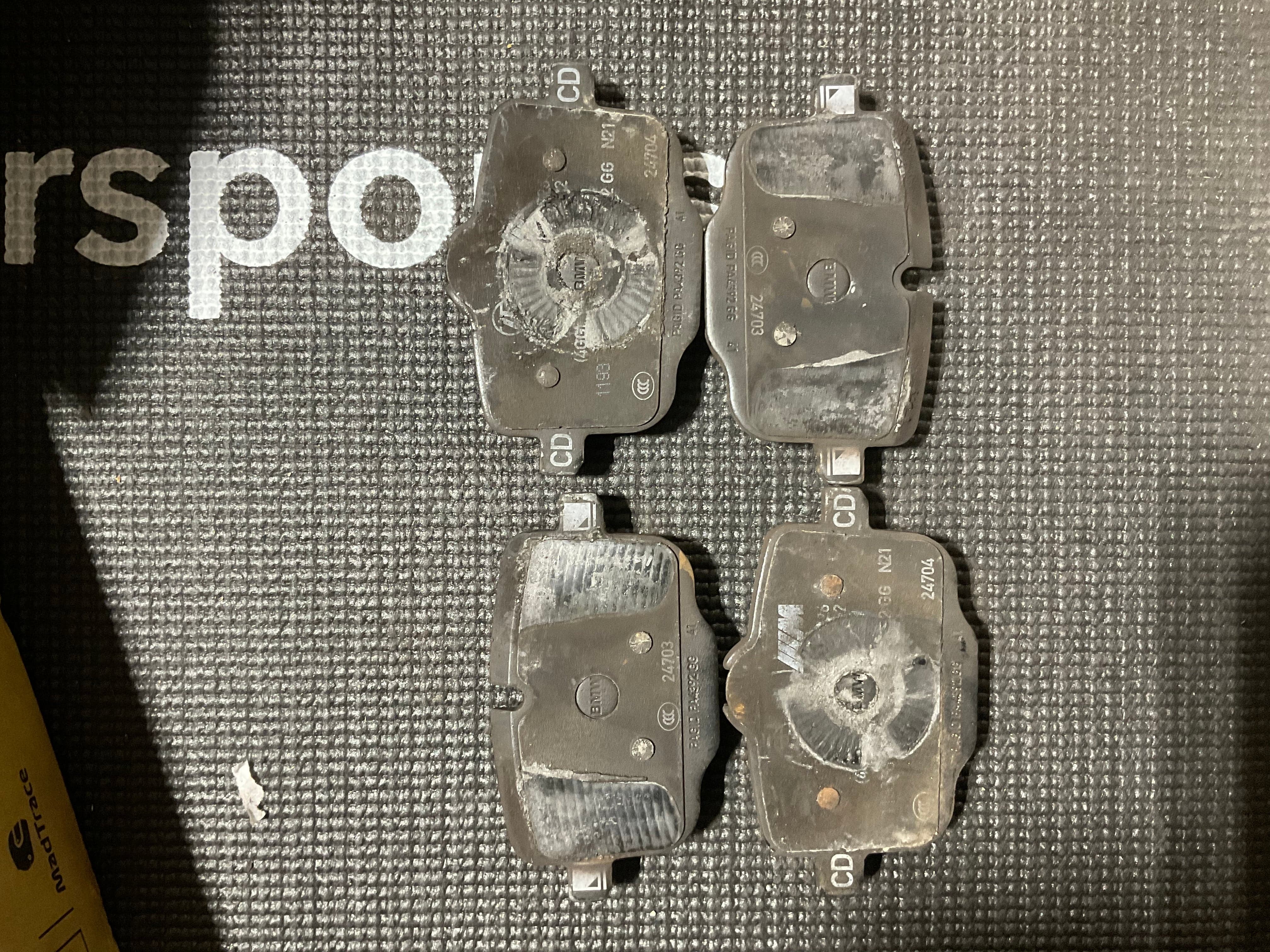 OPEN BOX - OEM BMW Brembo Brake Pads Front & Rear Set for G80/G82/G87 (USED) Secondary image