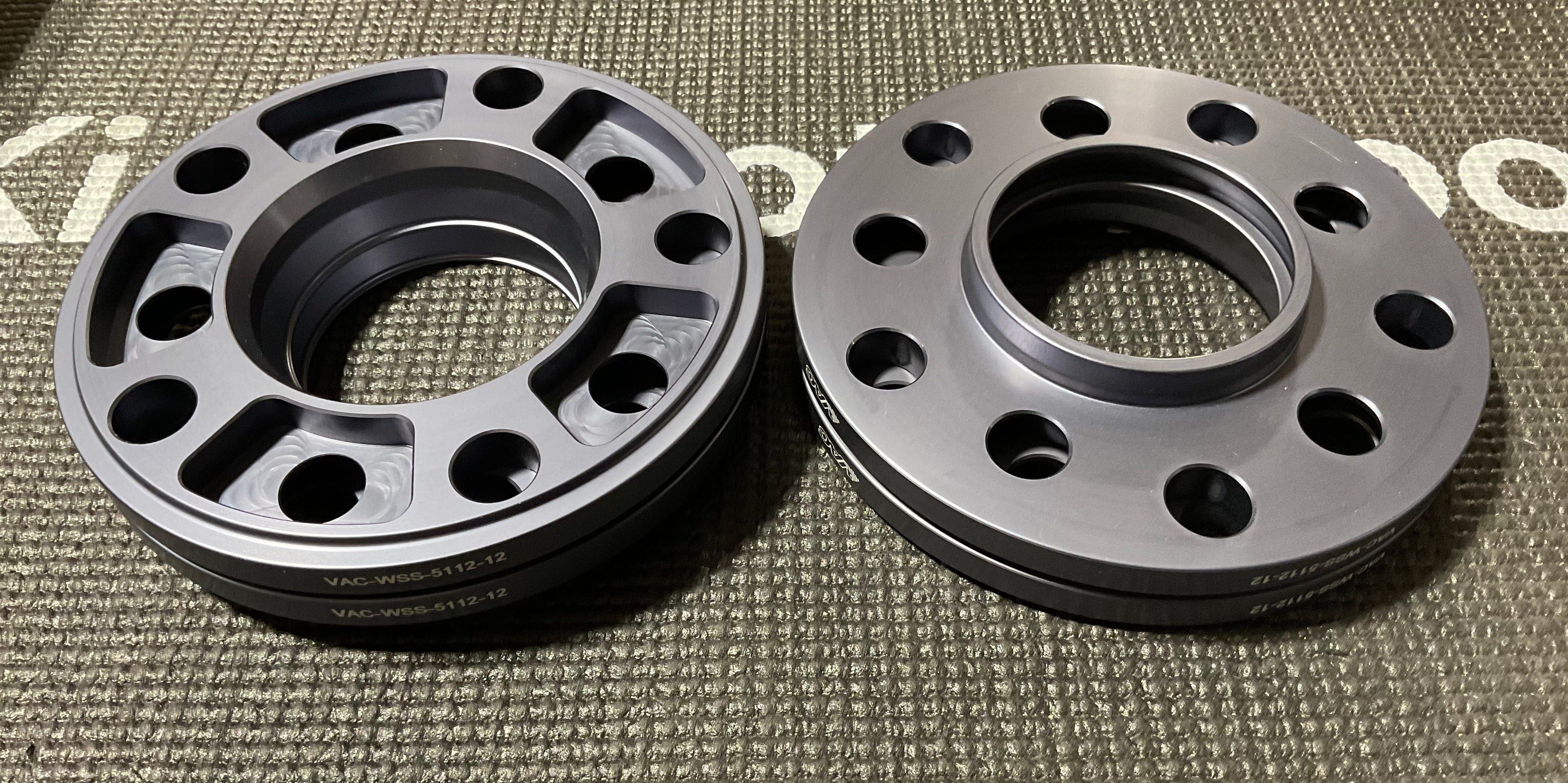 OPEN BOX - VAC Motorsports Spacers 5x112 [12mm] - No Lugs Secondary image