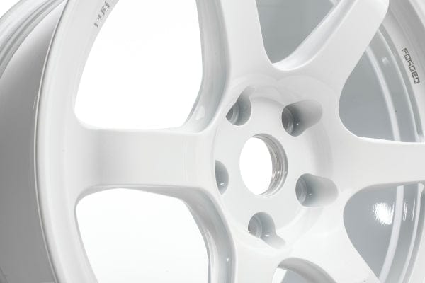 Kies-Motorsports Kies Motorsports Titan 7  T-D6e Wheel  18x10.5 /Offset +25/ 5x120 E46 M3 / Speedline White / SQUARE