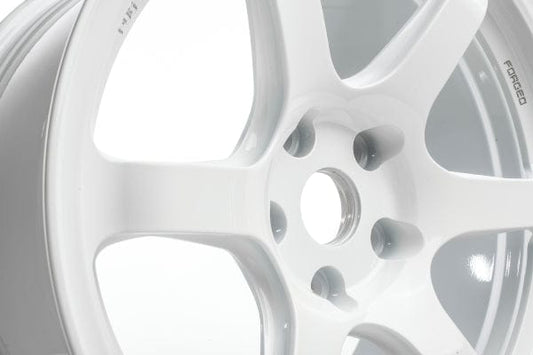 Kies-Motorsports Kies Motorsports Titan 7  T-D6e Wheel  18x10.5 /Offset +25/ 5x120 E46 M3 / Speedline White / SQUARE