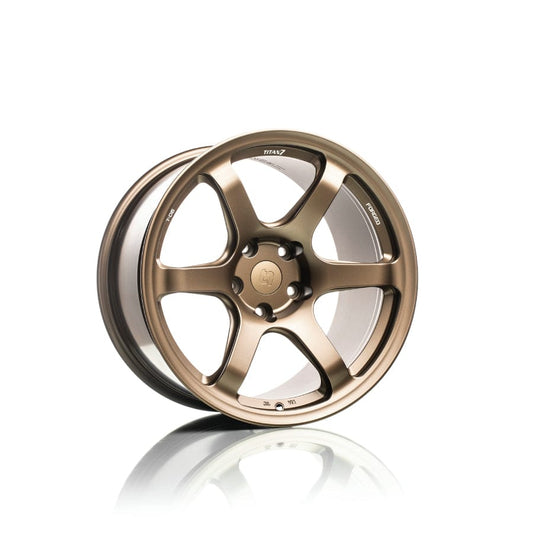 Kies-Motorsports Kies Motorsports Titan 7 T-D6e Wheel 18x10/Offset +25/ 5x120 E46 M3 / E9X M3 / Techna Bronze / SQUARE